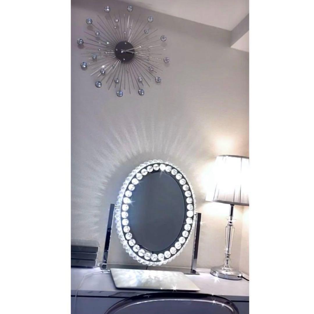 フランフラン　ブリエ ハリウッドミラー ラウンド ブリエ ハリウッドミラー ラウンド 3 | Francfranc（フランフラン