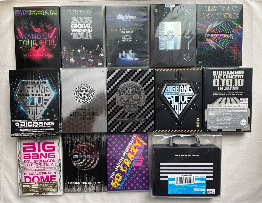 BIGBANG DVD まとめ売り　１４枚 THE BEST OF BIGBANG 2006-2014（3枚組CD+2枚組DVD） – YGEX OFFICIAL SHOP