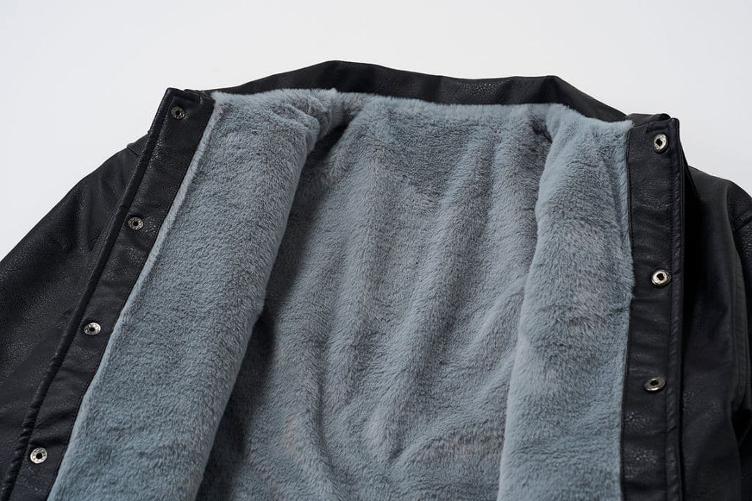 完売品 ROLLER MAGAZINE フェイクレザーボアコーチジャケット - メルカリ