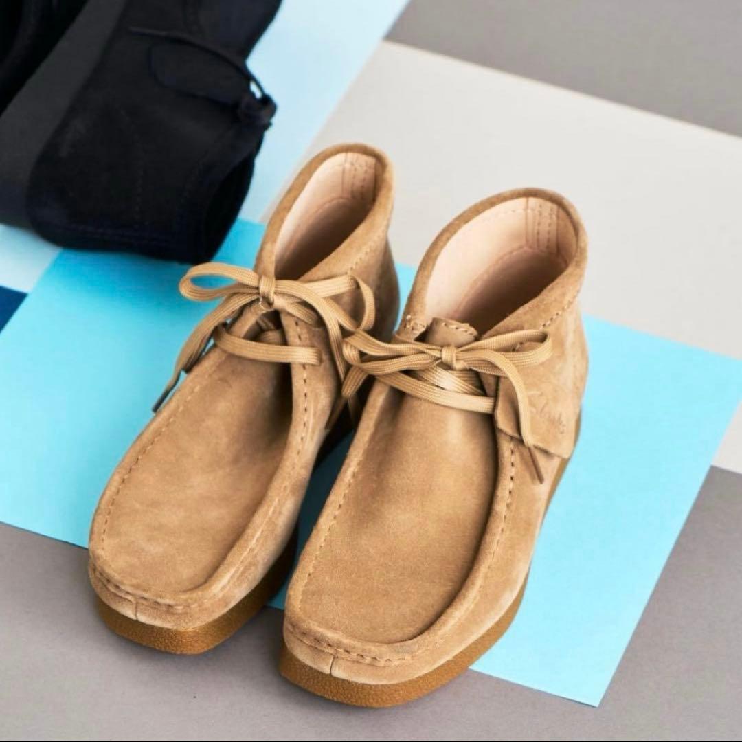 超美品　Clarks/クラークス　Wallabee EVO Bt 楽天市場】クラークス ワラビー EVO Bt メンズ ブーツ モカシン Clarks