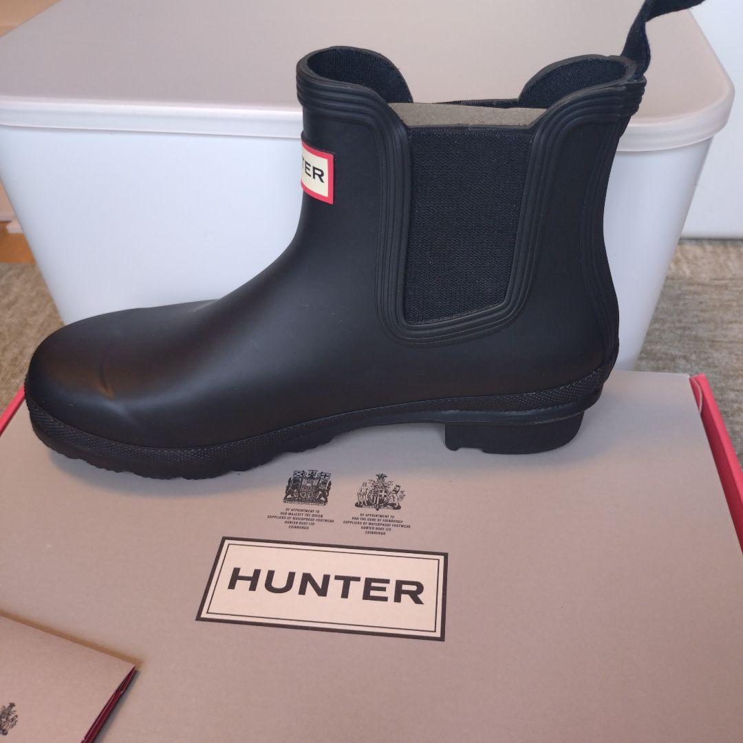美品】ハンター レディース コマンドチェルシーブーツ UK5 24 - メルカリ