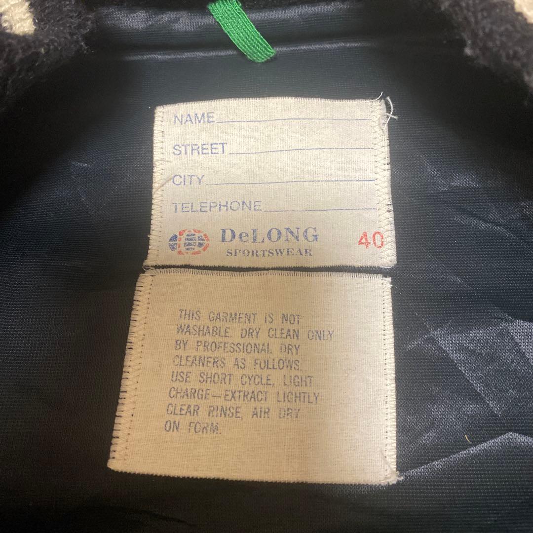 h*7様 DELONG デロング 80s スタジャン ブラック 最終値下げ - メルカリ
