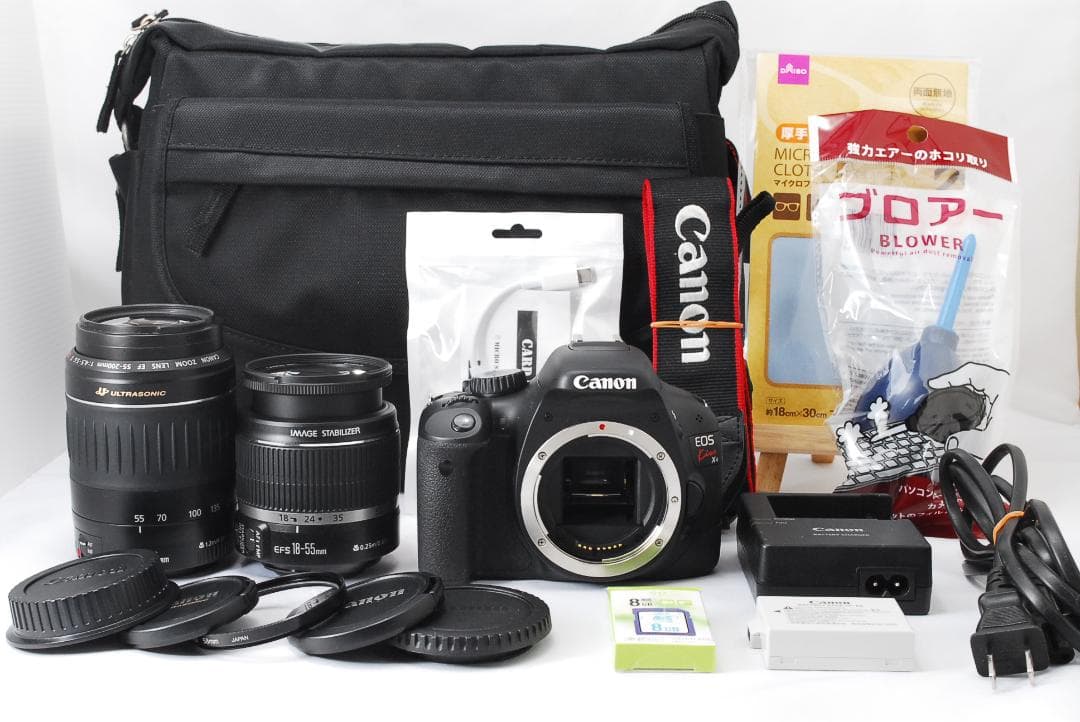 ショット数485回❤️極美品 Canon Kiss X4 ダブルレンズ スマホ転送