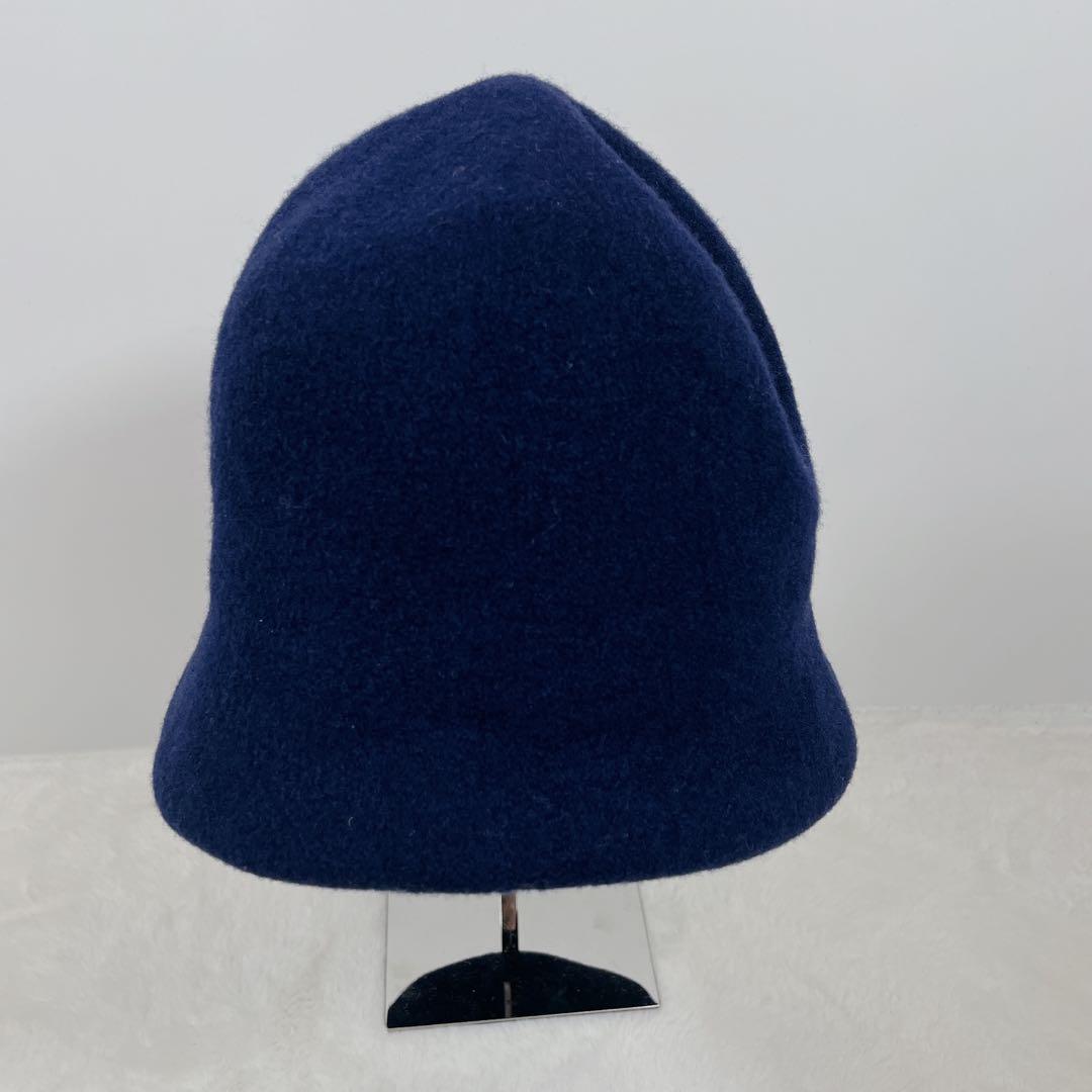 ヴィヴィアン 帽子 ハット オーブ 刺繍 バスククロッシェ 紺 S〜M