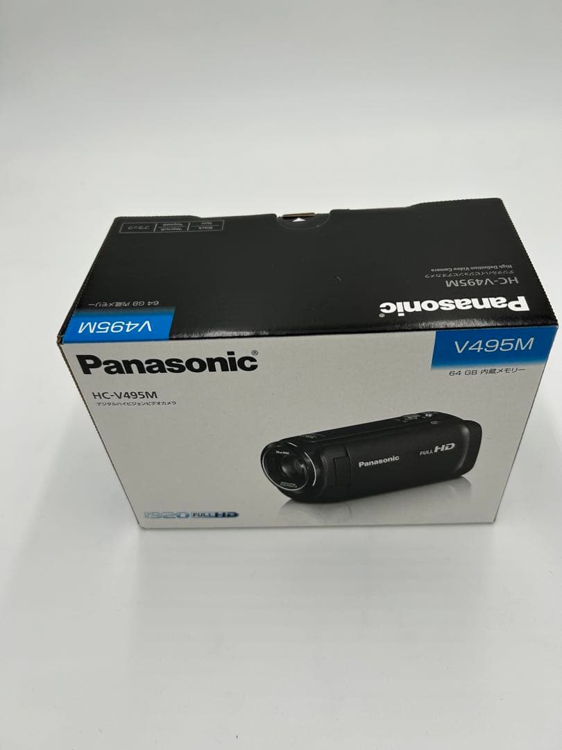 【展示品】Panasonic HC-V495M KJビデオカメラ 本体 概要 デジタルハイビジョンビデオカメラ HC-V495M | デジタルビデオ