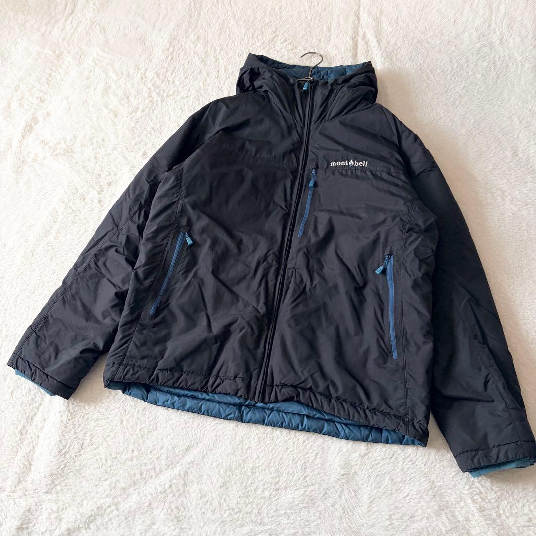 1382 美品✨ モンベル コロラドパーカ リバーシブルダウンジャケット M