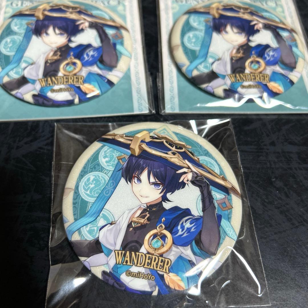 原神 放浪者 缶バッチ 3個セット - メルカリ