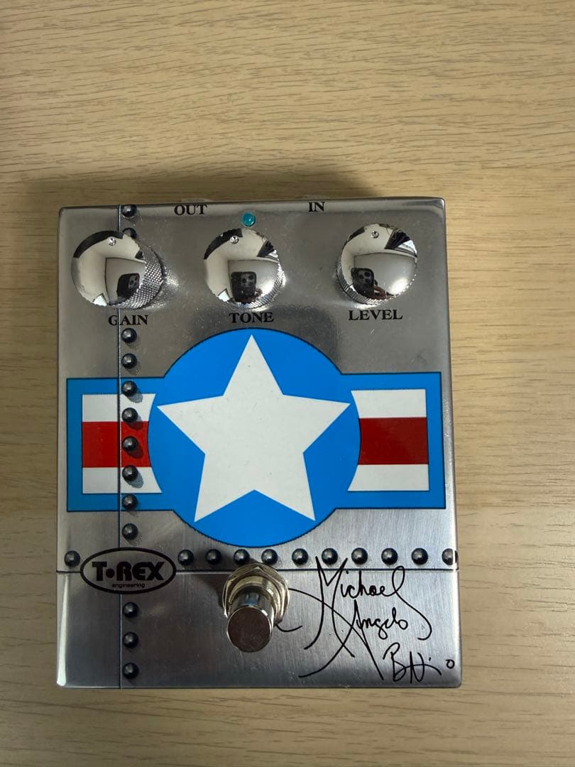 ギター T-REX / Michael Angelo Over Drive T-REX OVER DRIVE | dinosauria effector | 唯一無二のTREX型ギター