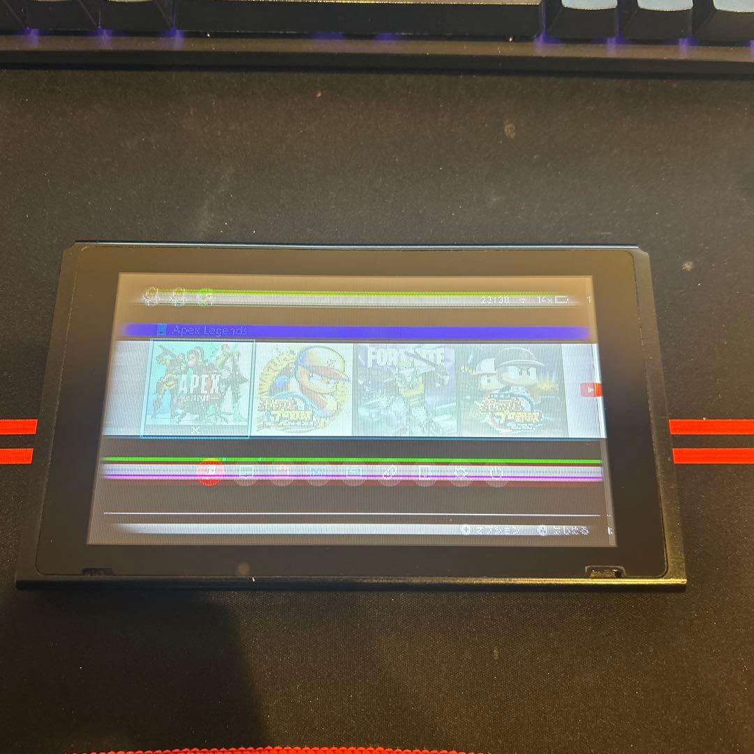 Nintendo Switch 本体 ジャンク品 おまけでカセットつきます！ 画面美品・本文要確認 Nintendo Switch 有機EL 本体 2022年製 付属品完