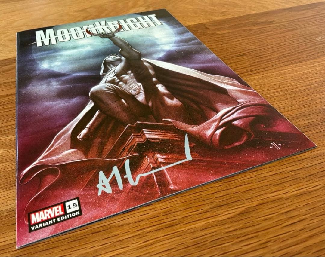 Moon Knight 15 サイン入りAdi Granov表紙 アメコミリーフ - メルカリ