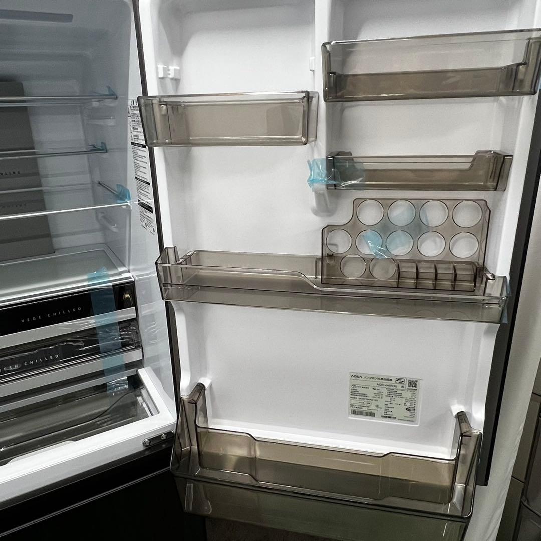 958❤️未使用 25年製 冷蔵庫 AQUA 450ℓ 大型 綺麗 安い 設置無料