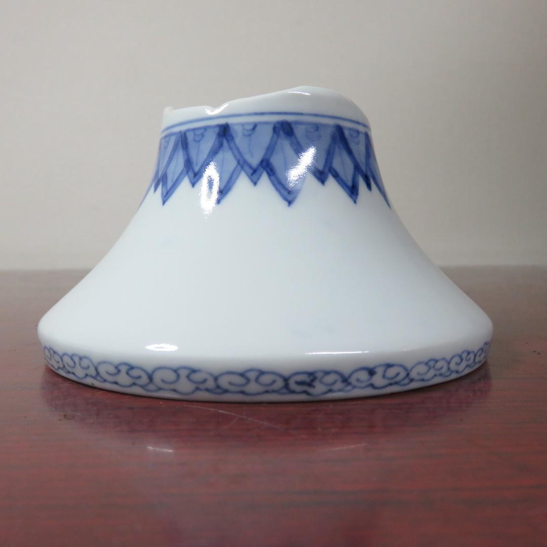 向付 5客 朝顔型 染付 明治 銘 竜 龍 ドラゴン 美品 - メルカリ