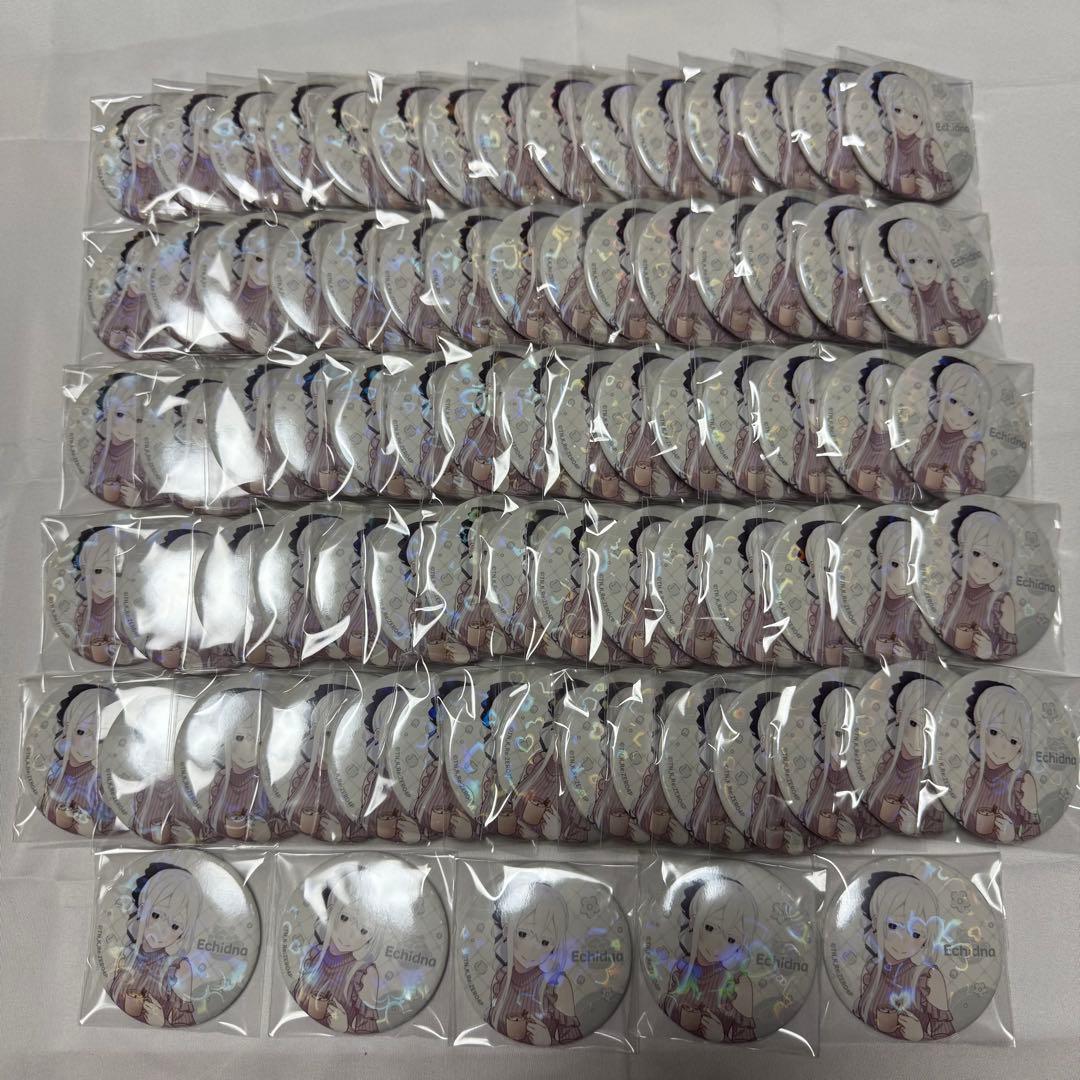 エキドナ　缶バッジ 2026年最新】リゼロ エキドナ 缶バッジの人気アイテム - メルカリ