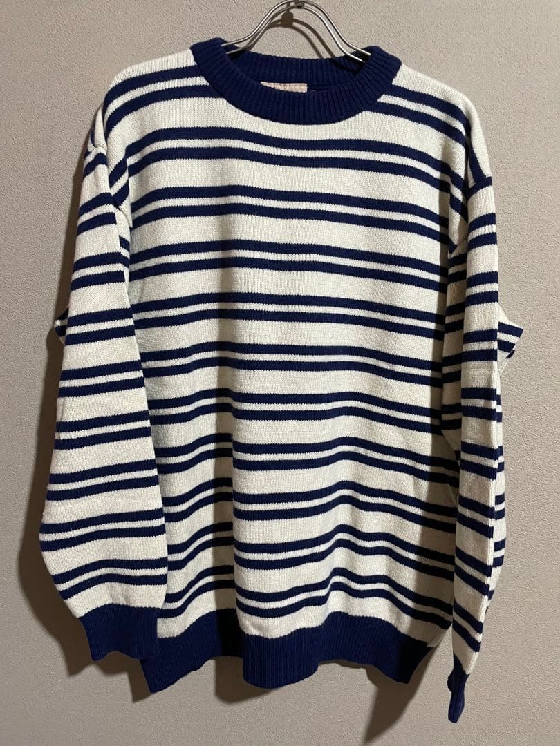 dézert ストライプ ニットセーター FreeZone セーター ニット 「ユニセックス」 オーバーサイズ