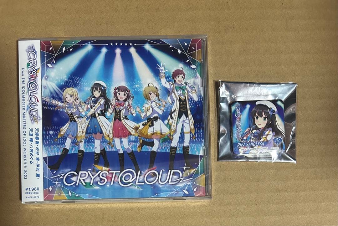 【CD未開封】 アイマス CRYST@LOUD 早期特典缶バッジ付 アイドルマスター 『CRYST@LOUD』CD 早期予約特典付き アイマス 八宮