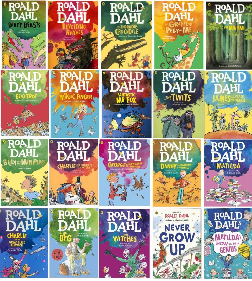 Roald Dahl カラー版20冊 英語音声絵本
