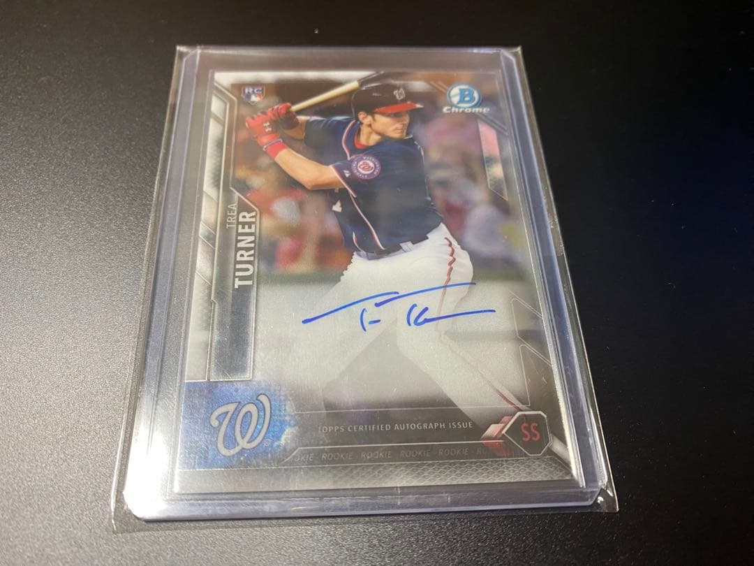Topps mlb auto トレイターナー 直筆サインカード Yahoo!オークション -「トレイターナー」(トレーディングカード) の