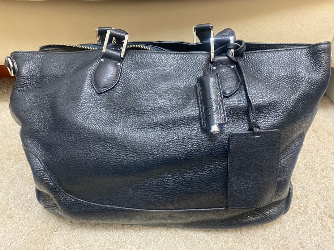 PELLE MORBIDA（ペッレ モルビダ）日本製の牛革ネイビートートバッグ PELLE MORBIDA（ペッレ モルビダ） トートバッグ メンズ おしゃれ 日本