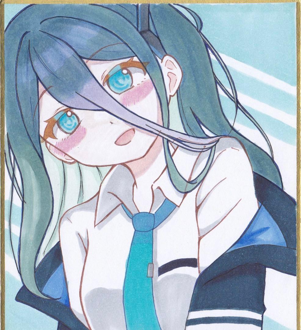 手描きイラスト】ブルアカ 天童アリス【ミニ色紙】 - メルカリ