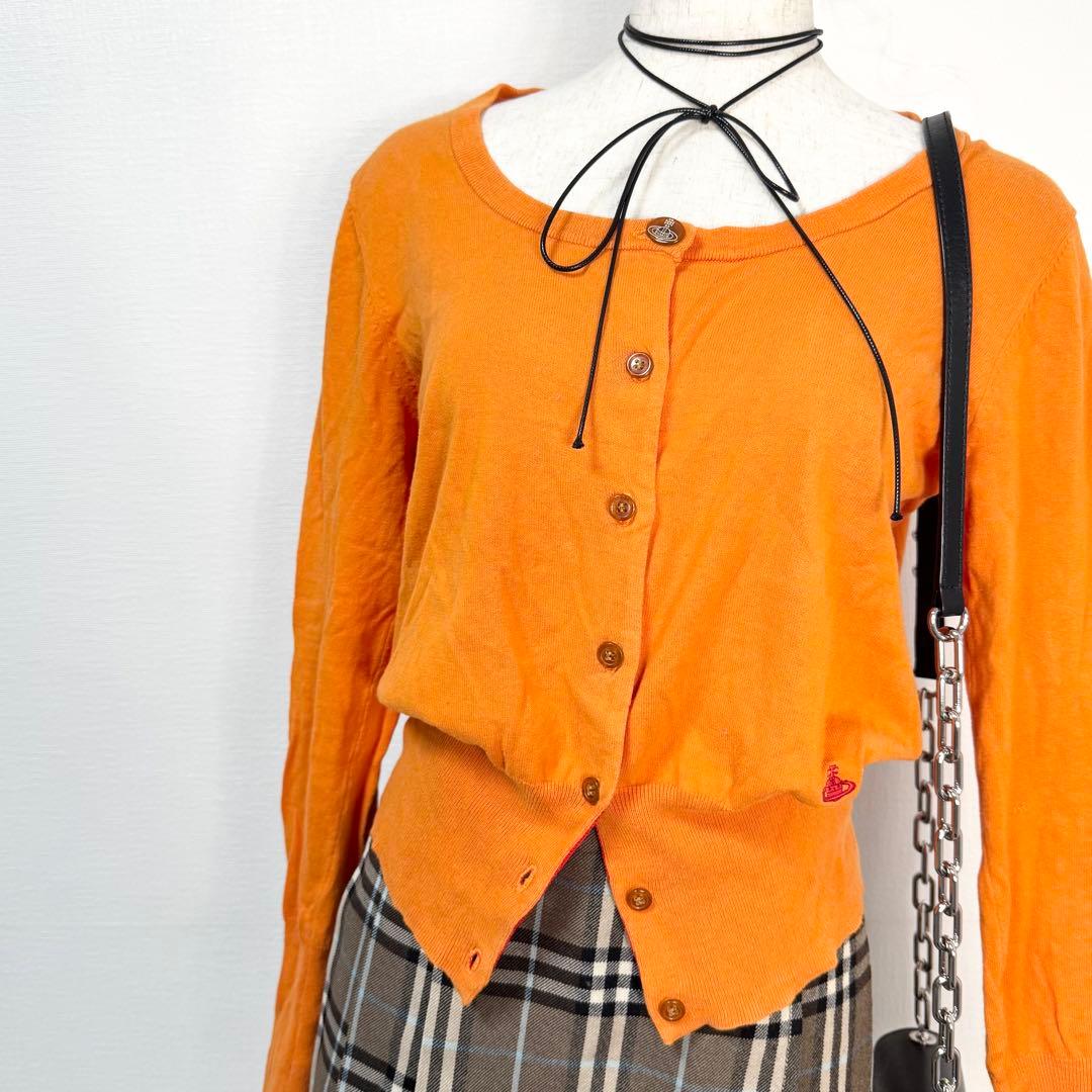 y2k❤️ Vivienne Westwood オーブ刺繍 カーディガン - メルカリ