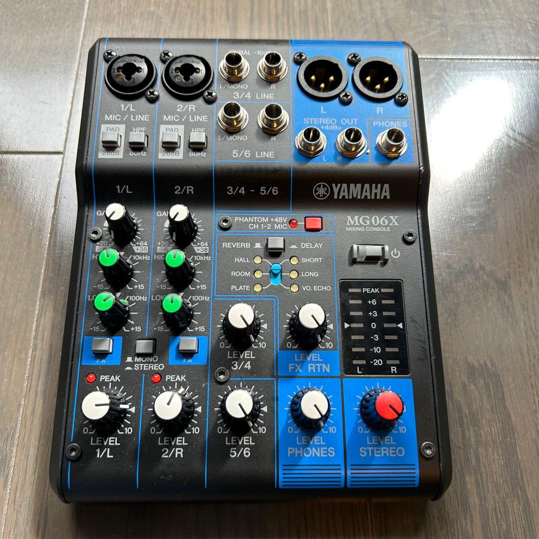 Yamaha MG06X ミキサー mg06_front_4727a88944ef095e8aa