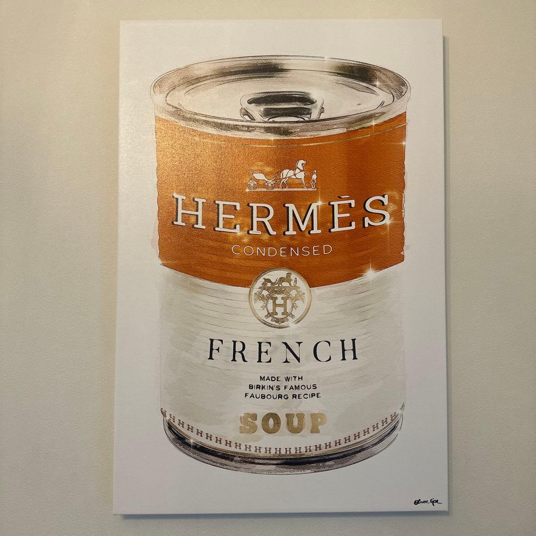 Oliver Galキャンバスアートエルメス French Luxe Soup French Luxe Soup | Fashion and Glam Wall Art by Oliver Gal