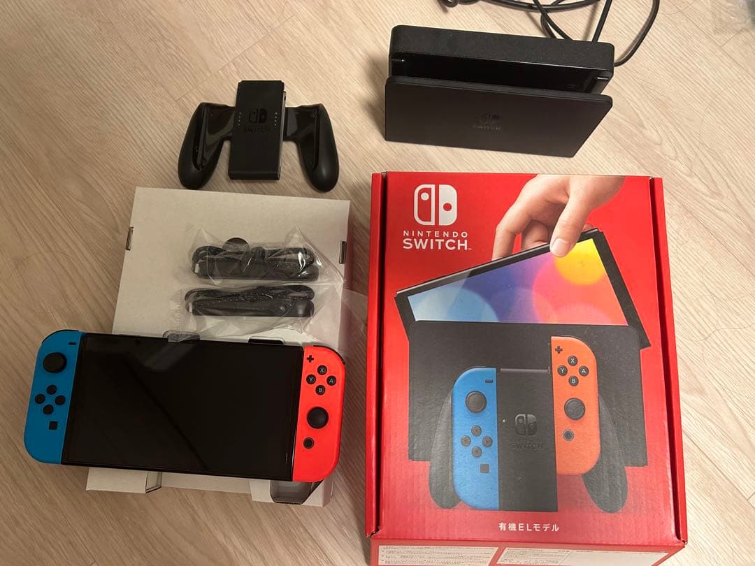 Switch】スイッチ有機ELモデル／初期化済み - メルカリ