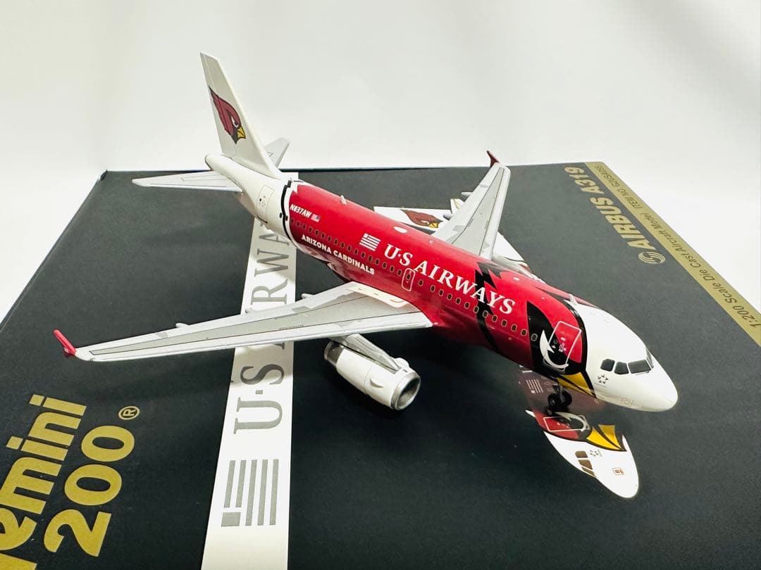 Gemini 1/200 U.S. Airways A319 カージナルス塗装