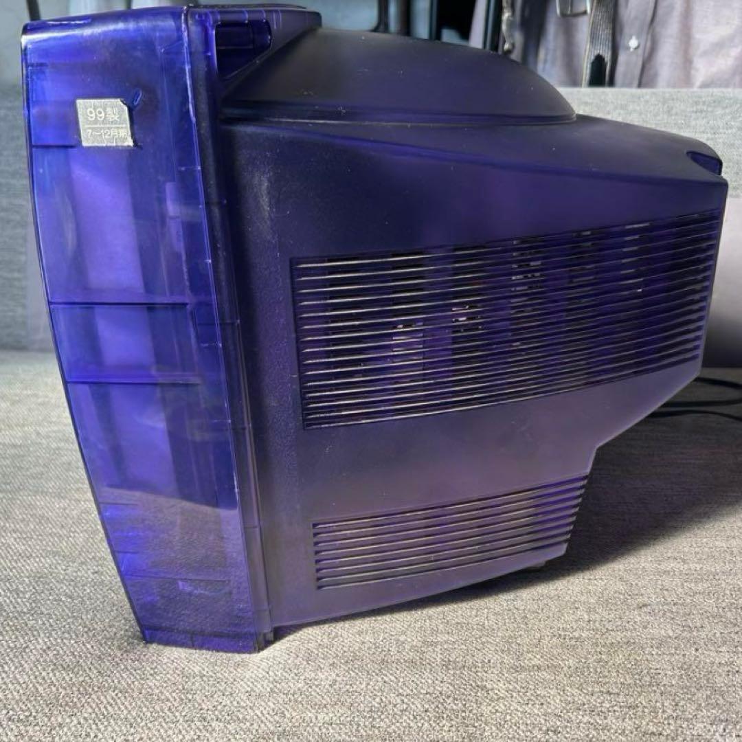 DAEWOO/NTVー14B/パープルスケルトン/ブラウン管テレビ 14型 - メルカリ