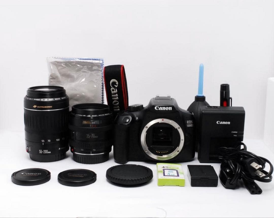 ダブルレンズセット❤️Canon EOS 1300D❤️海外モデル（ X80