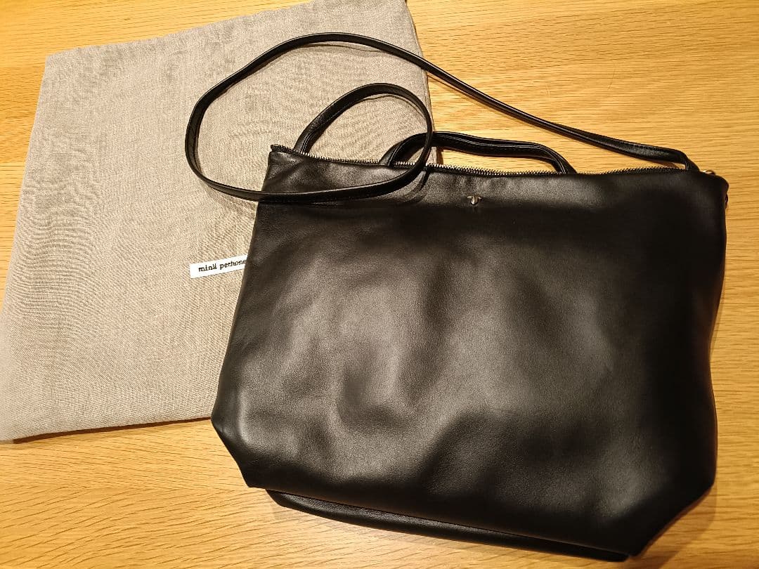 ミナペルホネン kostea bag M ブラック　タンバリン kostea bag 発売のお知らせ。2月3日～ - minä perhonen