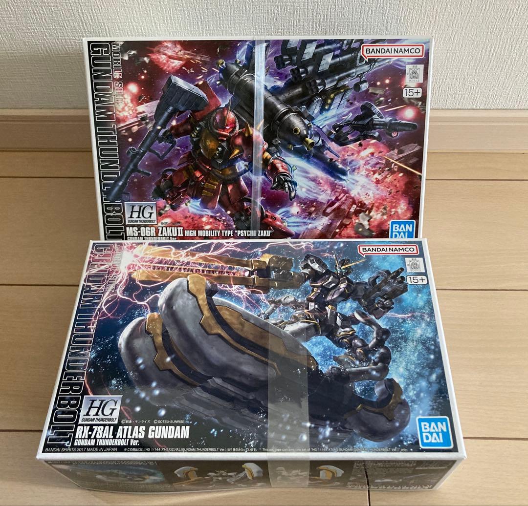 サンダーボルト HGサイコザク、アトラスガンダム他+おまけ HGガンプラセット(フルアーマー・ガンダム サイコ・ザク アトラス