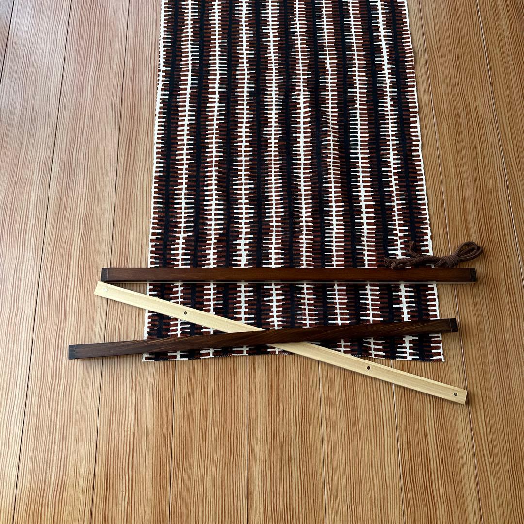 「値下げ最終」　柚木沙弥郎タベストリー　細ジッパー Vintage Japanese Folk Art: タペストリー / 柚木沙弥郎