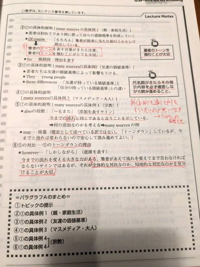 中澤一 OSP-Advanced Reading パラグラフリーディング - メルカリ
