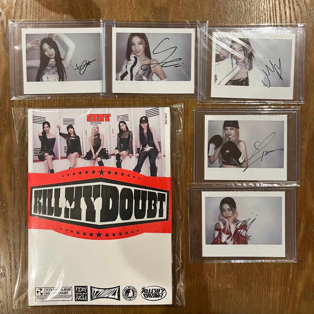 itzy kill my doubt アメリカ　直筆サイン入りポラロイド1枚 ktown4u.com : ITZY - [KILL MY DOUBT] (LIMITED EDITION)