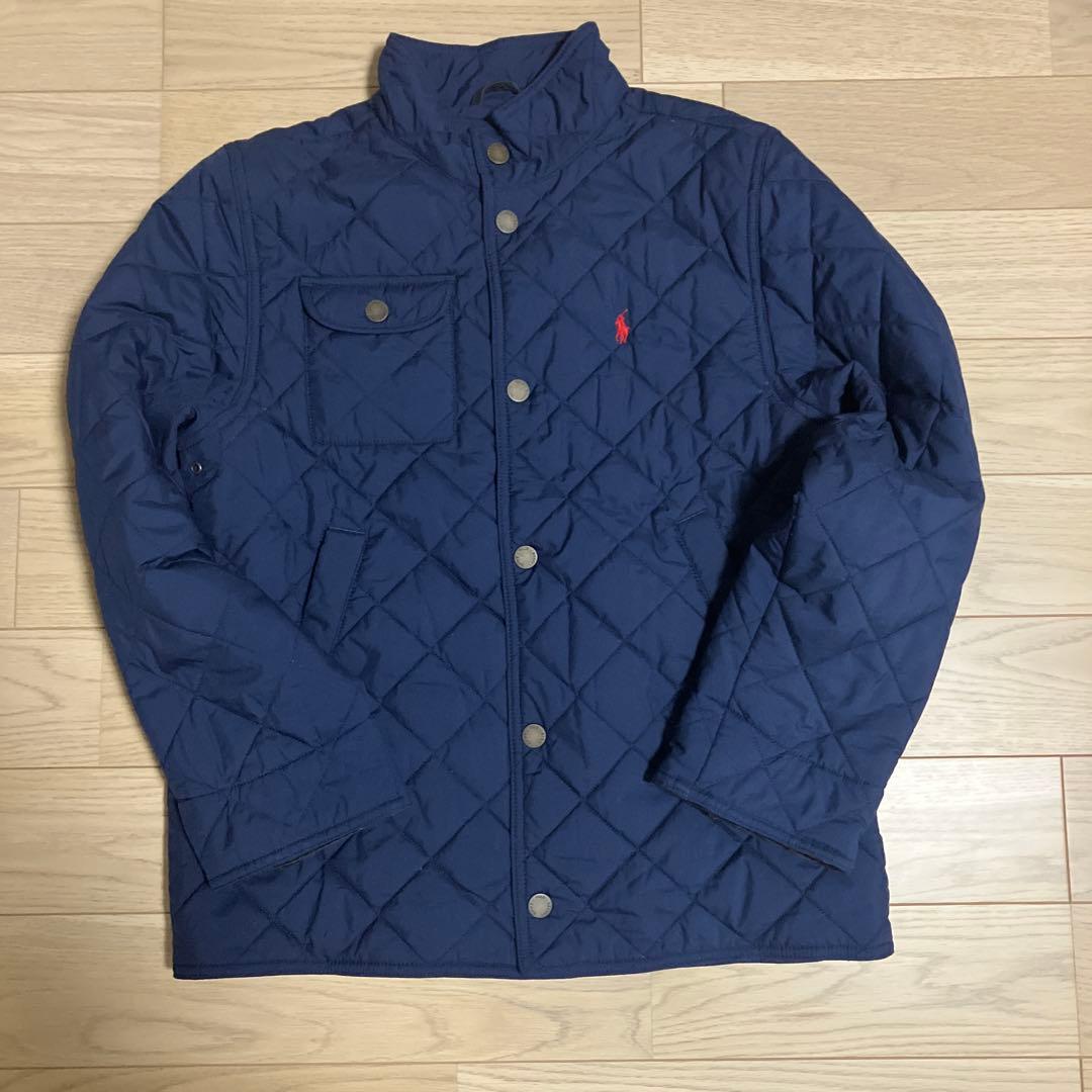 Polo Ralph Lauren ネイビー キルティングジャケット - メルカリ