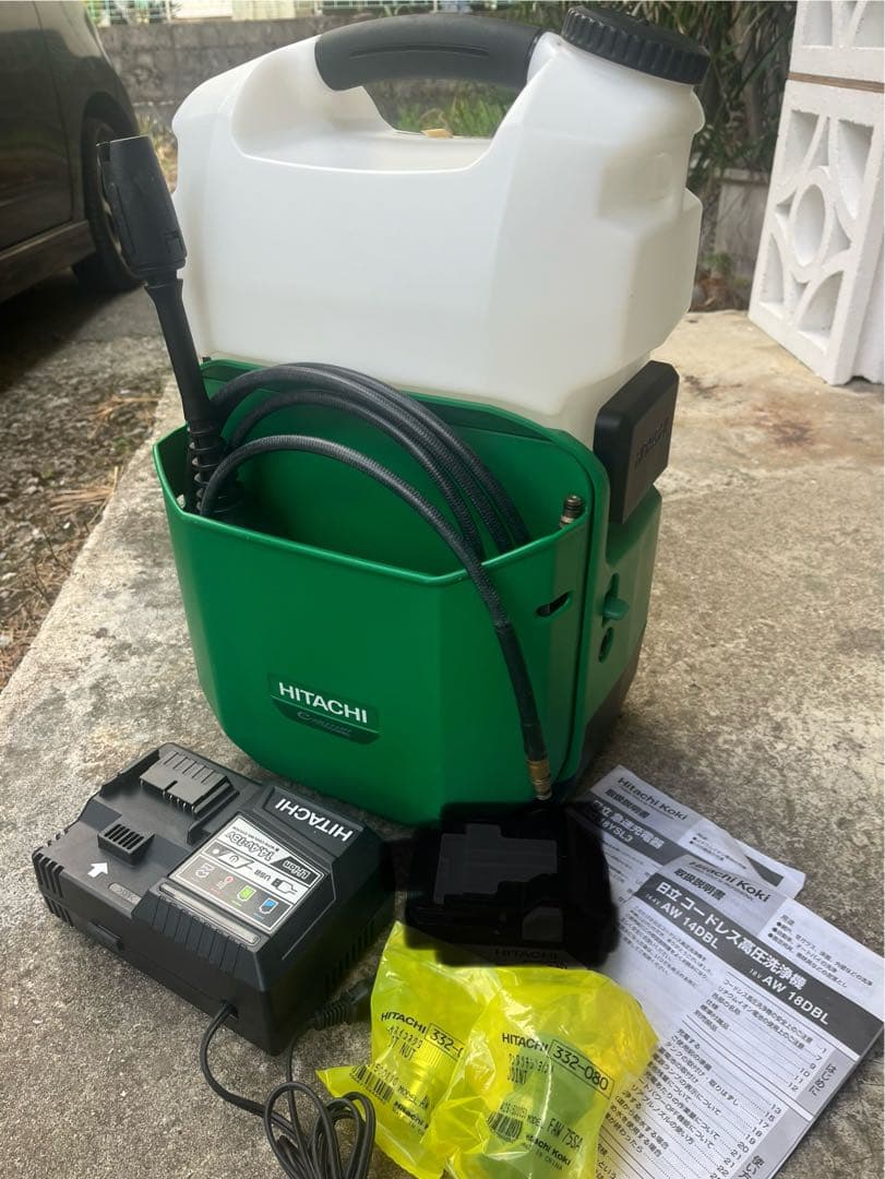 HiKOKI コードレス高圧洗浄機（18V AW18DBL）ジャンク HiKOKI（ハイコーキ） コードレス高圧洗浄機 18V AW18DBL(NN) 本体のみ