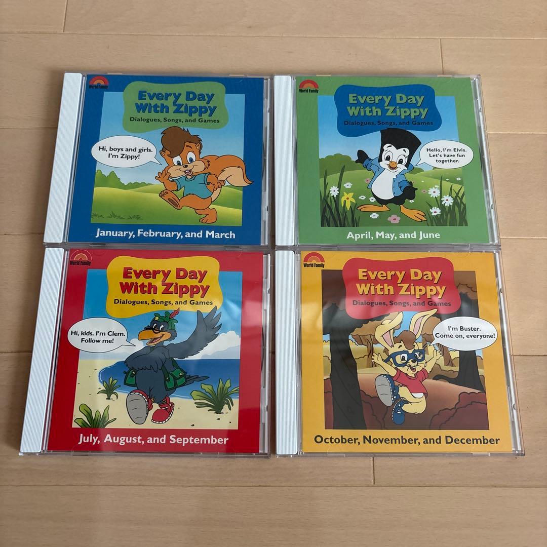 Every Day With Zippy 絵本・DVDフルセット - メルカリ