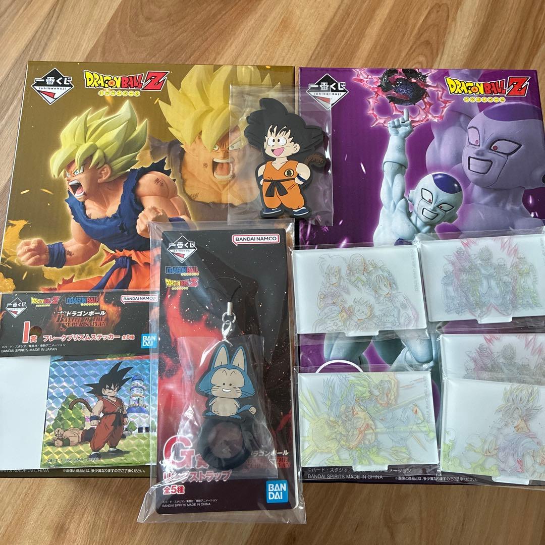 ドラゴンボール　一番くじ　フィギュア　B賞　C賞　悟空　フリーザ　おまけ付き にらみ合う悟空＆フリーザのフィギュアが当たる！「一番くじ