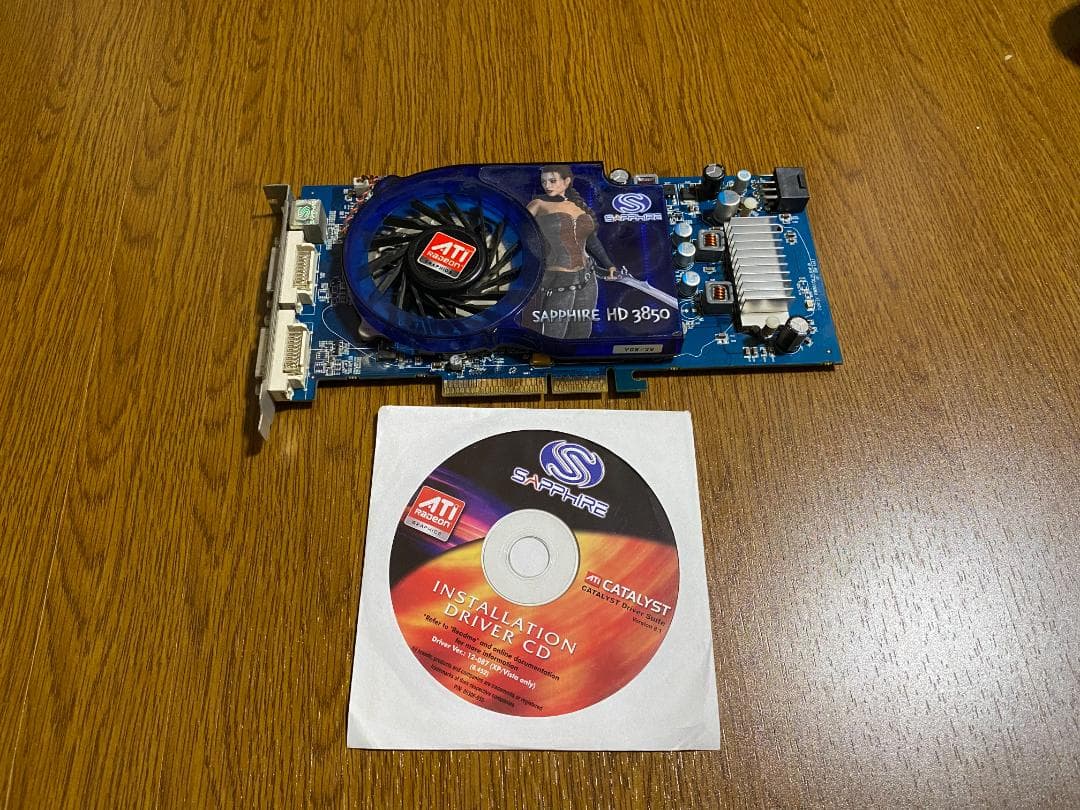 【ジャンク・レア】Sapphire HD 3850 グラフィックボード※AGP Sapphire Radeon HD 3850 512MB GDDR3 AGP