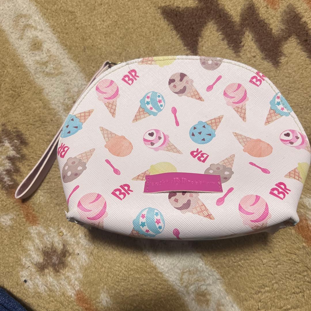 サーティワンアイスクリーム柄ポーチ 約20cm x 15cm - メルカリ