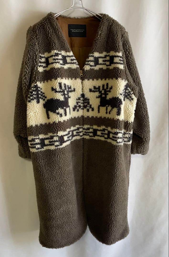 Sunny Clouds カウチンボアコート - メルカリ