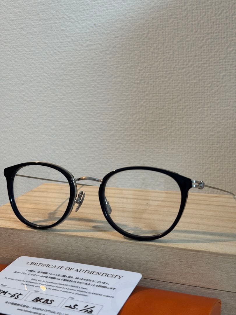 金子眼鏡 kaneko metal メガネフレーム KM-65 色 BKBS - メルカリ