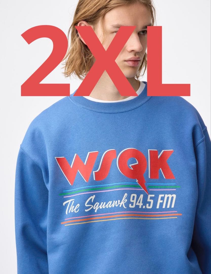 ストレンジャー・シングス / WSQK　ヘビーウェイトスウェット　GU　コラボ GU ストレンジャーシングス WSQK ヘビーウェイトスウェットプル