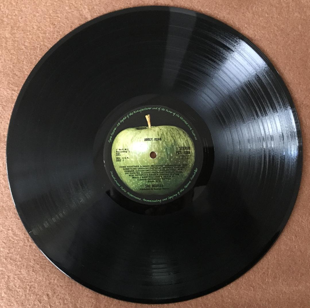 UKミスプリラベル 稀少初回盤 THE BEATLES ABBEY ROAD