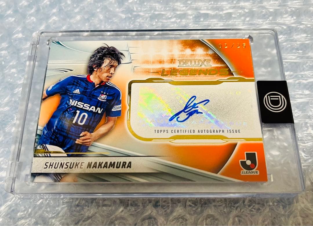 TOPPS Jリーグ Deluxe 横浜Fマリノス 中村俊輔 直筆サインカード