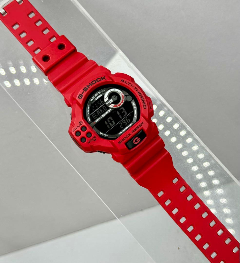 極美品 CASIO G-SHOCK GDF-100 ツインセンサー レッド - メルカリ