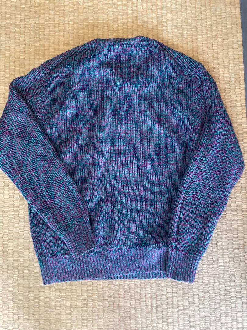 Supreme XL ニットセーター 緑・ピンク - メルカリ