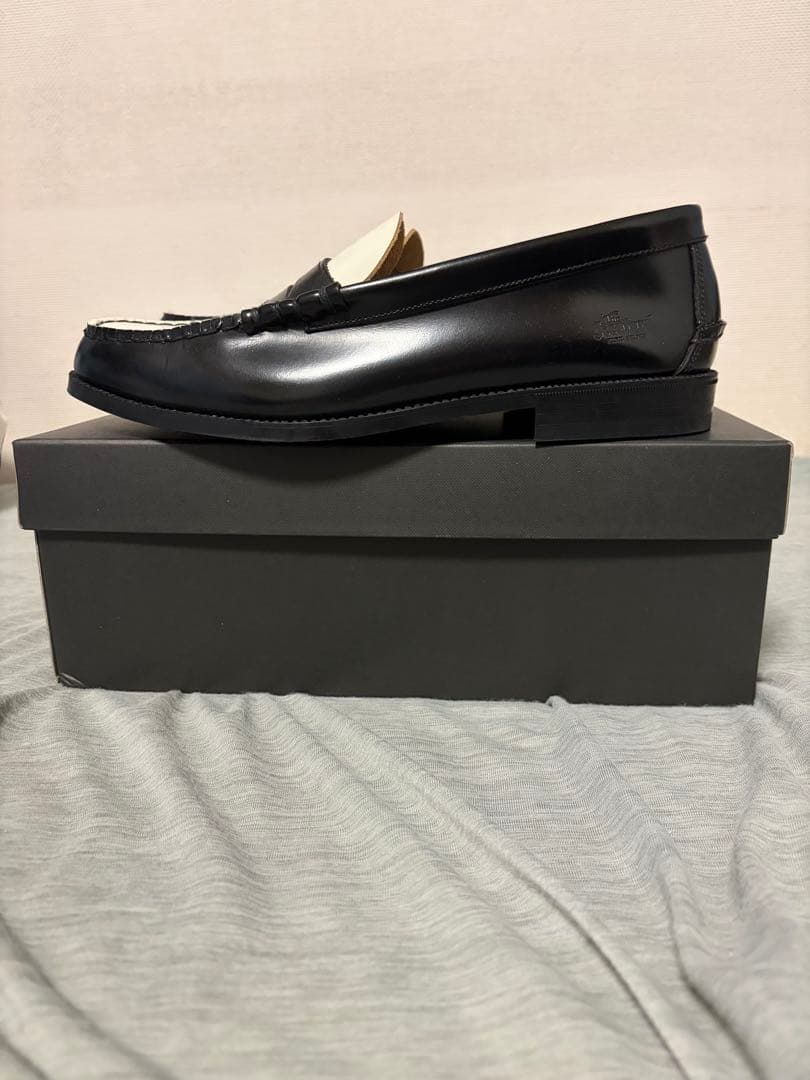 Kenford ローファー ホワイト/ブラック 26.5cm