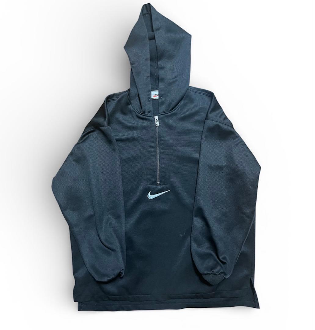 NIKE ナイキ 90s 白タグ アノラック パーカー Lサイズ ブラック - メルカリ
